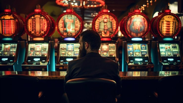 Antarmuka permainan Blueprint Gaming di platform jp4d